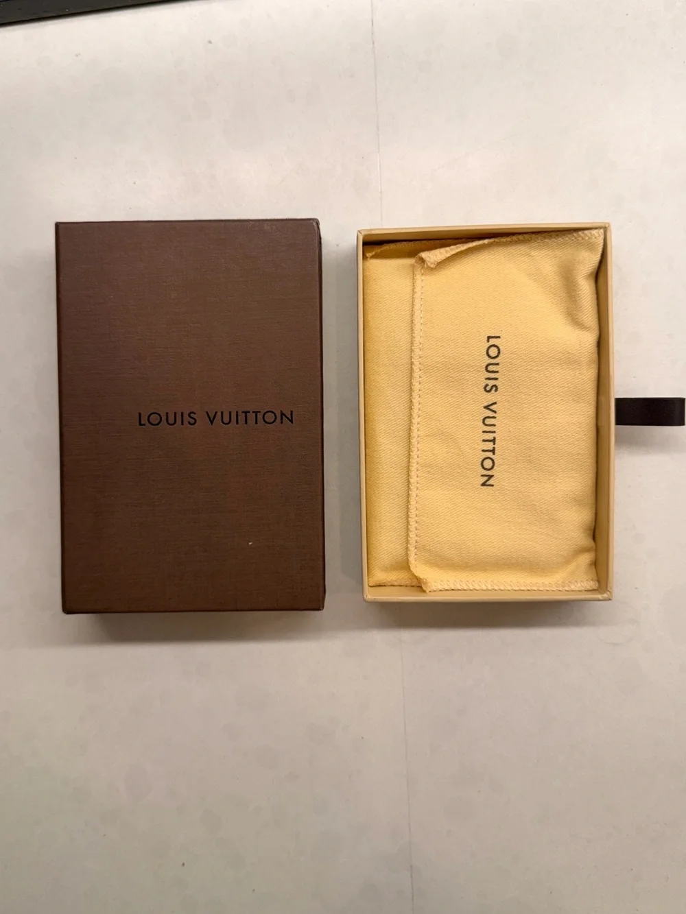 Louis Vuitton Black Damier Graphite Card & Key Holder